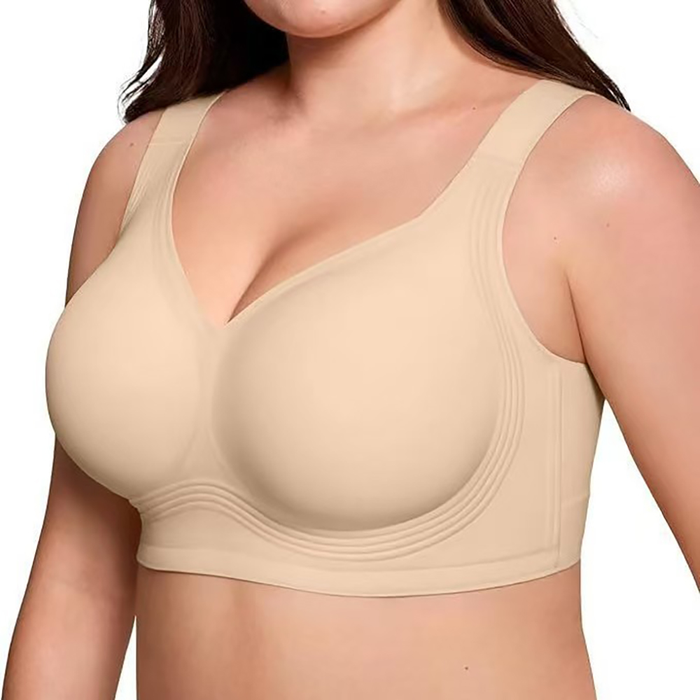 Wirefree Bra Comfort - Reggiseno senza cuciture da donna, copertura