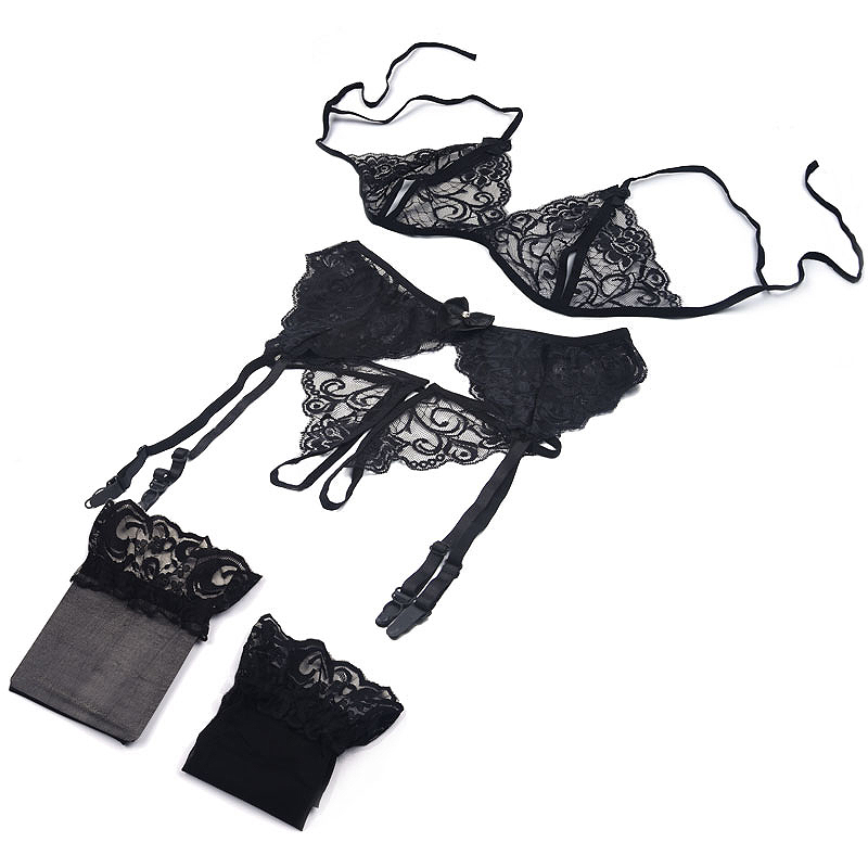 1 set di lingerie in pizzo da  - Sheer Mesh Bra recensione e prezzo
